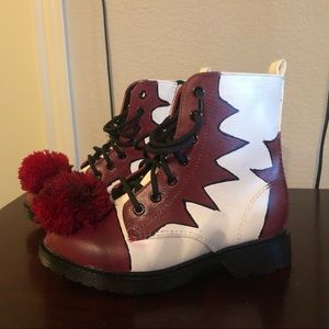 Clown boots Halloween shoes